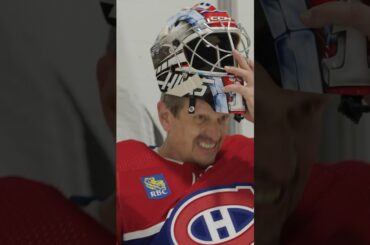 Guenther Steiner makes a goalie save on Nick Suzuki 🥅 #F1 #Shorts