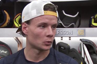 Victor Olofsson Postgame Interview vs Columbus Blue Jackets (9/25/2019)