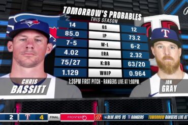 Jon Gray Returns to the Mound | Rangers Live