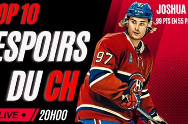 Les 10 Meilleurs espoirs des Canadiens de Montréal 2023-24