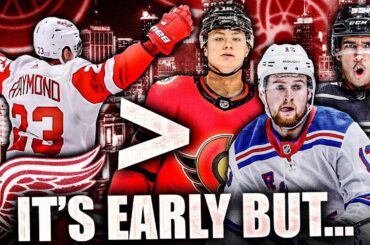 Lucas Raymond VS Alexis Lafreniere, Quinton Byfield, & Tim Stutzle (Detroit Red Wings) Top Prospects