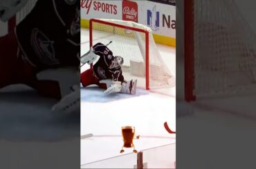 Joonas Korpisalo's Lightning Fast Reflexes Leave Devils in Awe! #hockey #shorts #nhl