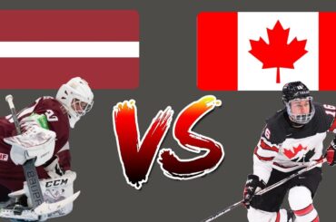 Latvia U20  2 - 5 Canada U20 World Junior Championship 2022