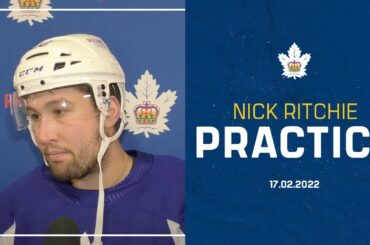 Nick Ritchie | Toronto Marlies Practice | February 17, 2022