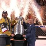Golden Knights Team Captain Mark Stone hoists the Stanley Cup! 🏆 | NHL on ESPN