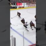 Calgary Flames - Boston Bruins - Pushed! - #shorts #hockey #nhl