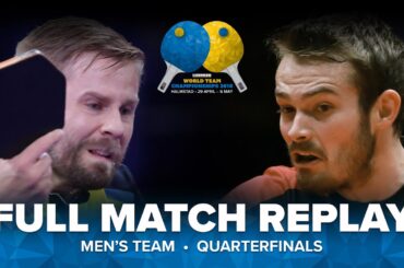 FULL MATCH | PERSSON Jon  (SWE) vs WALKER Samuel (ENG) | MT QF | #ITTFWorlds2018