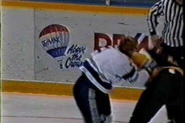 Brad Domonsky Vs Chris Neil 02.14.97