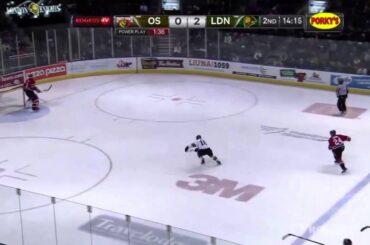 Michael McCarron Hat Trick vs Owen Sound (14/11/14)