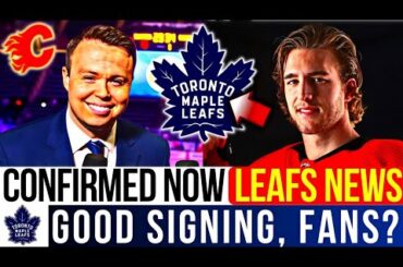 🚨 MAPLE LEAFS CONFIRMED! Big Trade Between Flames and Leafs? Good Signing? TORONTO MAPLE LEAFS NEWS