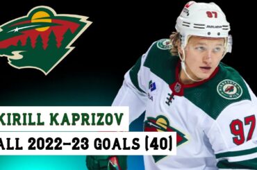 Kirill Kaprizov (#97) All 40 Goals of the 2022-23 NHL Season