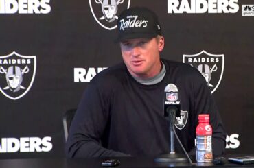 Jon Gruden Is Talking About Practice