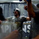 Vegas' wild Stanley Cup Locker Room Celebration | 2023 Quest for the Stanley Cup