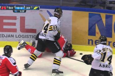 12 december: Patric Blomdahl tacklar Viktor Ekbom