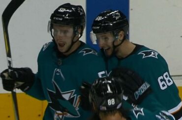 Tierney gets to the puck first, takes hit, still pots empty netter against Canucks