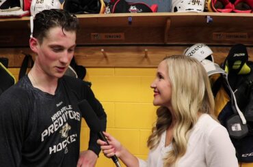 Katie Myers caught up with Philip Tomasino following Day 4 of Predators Development Camp