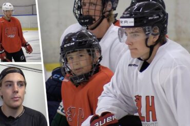 Leo Carlsson laddar för NHL-draften – med sin lillebror och Jesper Bratt: "En fantastisk spelare"