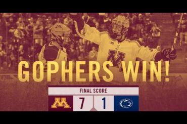 Highlights: Men's Hockey Scores 7 in Win at Penn State