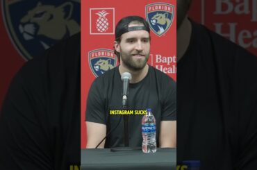 Aaron Ekblad isn’t having much fun on social media at the moment. 🤳
