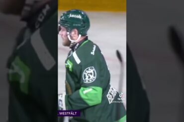 Axel Bergkvist gör sitt första mål i Färjestad och SHL!💚🤍 #axelbergkvist #färjestad #hatahv #shl
