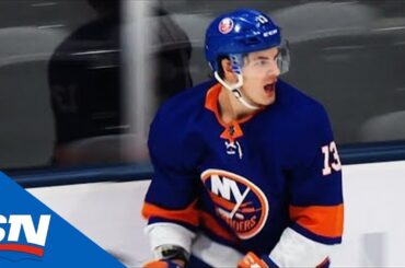 Andreas Johnsson Turns Puck Over, Mathew Barzal Buries Jordan Eberle Pass