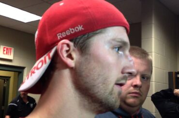 Red Wings' Darren Helm makes the best of rare shootout opportunity, scoring deciing goal vs. Wild