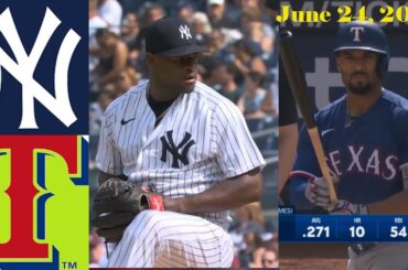 New York Yankees vs Texas Rangers [TODAY] June 24, 2023 - MLB Highlights | MLB Season 2023