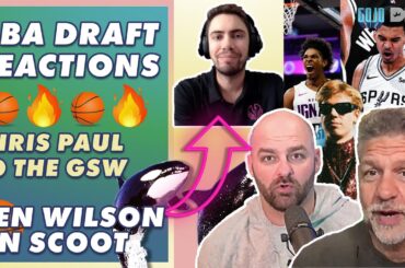 NBA Draft Reactions, Chris Paul ➡️ GSW + Ignite's Ben Wilson on Scoot Henderson in Portland | GoJo
