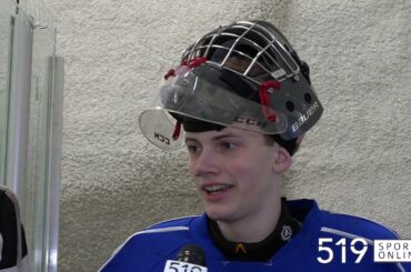 Minor Midget - Carter Garvie gearing up for rookie camp with Saginaw