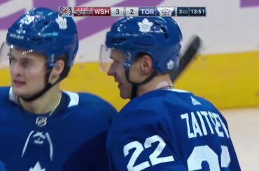 Nikita Zaitsev 3rd Goal of the Season! 11/25/17  (Washington Capitals vs Toronto Maple Leafs)