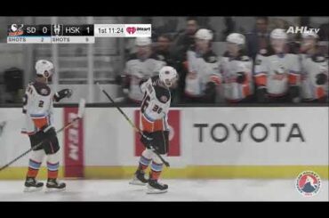 Hunter Drew Scores Off The Faceoff