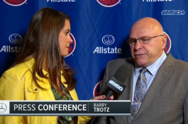 Barry Trotz Full of Praise For Brock Nelson | New York Islanders | MSG Networks
