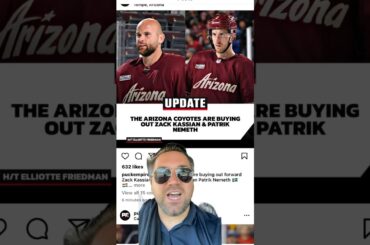 Arizona Coyotes will buy out Zack Kassian and Patrik Nemeth’s contracts