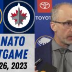 Don Granato Postgame Interview vs Winnipeg Jets (1/26/2023)