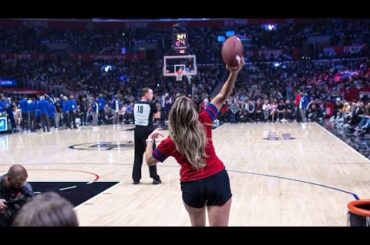 Record BREAKING throw with STEPH CURRY at Crypto.com Arena!!