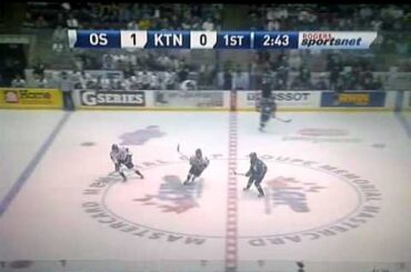 Brayden McNabb gets beat wide at 2011 Memorial Cup