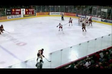 Devin Cooley - Power play goal allowed v. UMD (Feb. 1, 2020)