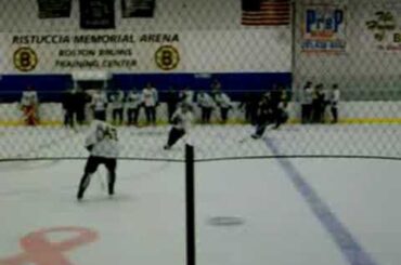 Maxime Sauve and my shoes @ Bruins Development Camp