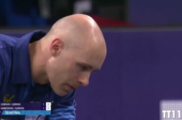 Felix Lebrun Alexis Lebrun vs Robert Gardos Daniel Habesohn   Semifinal European Championship 2022