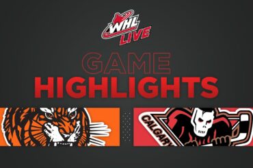 WHL Highlights: Tigers (4) at Hitmen (3) - December 2, 2022