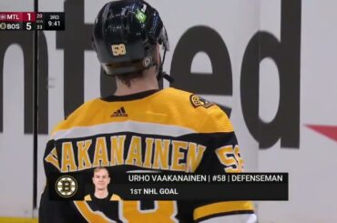 Urho Vaakanainen 0+1 vs Montreal