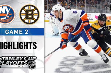 Second Round, Gm 2: Islanders @ Bruins 5/31/21 | NHL Highlights