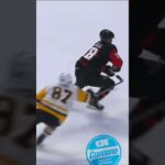 Tim Stützle walks around Sidney Crosby for a nice goal