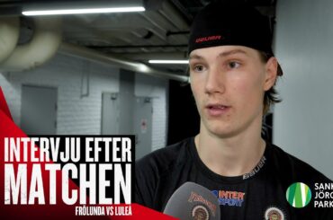 Elmer Söderblom sammanfattar 4-1 mot Luleå