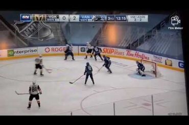 Troy Stecher Nick Cousins Fight/ Bear Hug