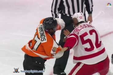 Jonathan Ericsson vs Wayne Simmonds Nov 8, 2016