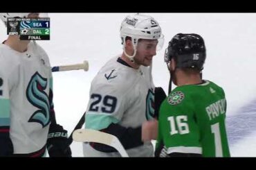 Dallas Stars Vs Seattle Kraken Handshake