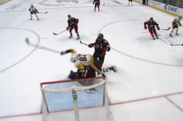 Ryan Getzlaf pushed Sidney Crosby into Anthony Stolarz