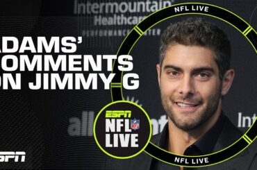 Jimmy G is NOT as talented as Derek Carr! - Ryan Clark on Davante Adams' comments | NFL Live