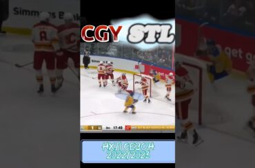 🏒2 Шайба Александров нхл сезон 2022/2023 в матче Сент-Луис Блюз - Калгари Флэймз #shorts #nhl #нхл